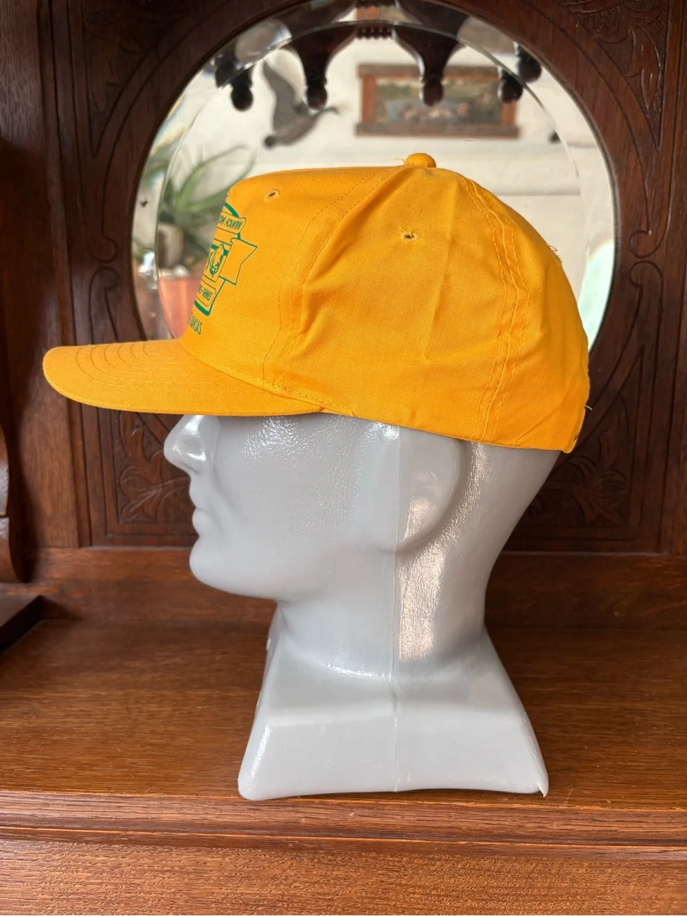 SCOOPS Vintage Yellow Logo Trucker Hat